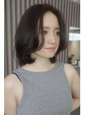 大人ボブフレンチボブボブレイヤー顔まわり大人ショート表参道
