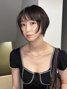 ドロップ(drop) 黒髪エッジショート　ヘア　（表参道/青山）