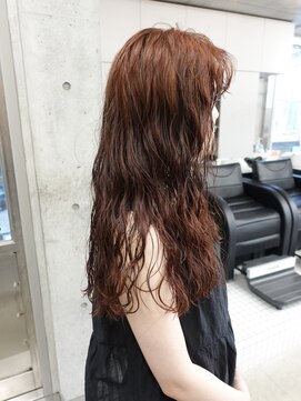 ネアー 新潟(NEER) アプリコットオレンジ/くびれヘア/レイヤーショート［新潟］