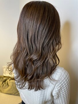 ジーナ 船橋(Zina) 髪質改善＊ロングレイヤーグレーベージュ＊美髪【Zina船橋】