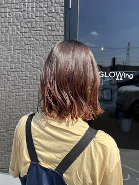 グロウ 万博記念公園(GLOW) 毛先だけオレンジ