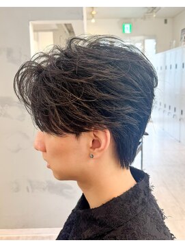 オーシャントーキョー ホワイト 原宿(OCEAN TOKYO WHITE) お客様スタイルリバースセンターパートダウンパーマ