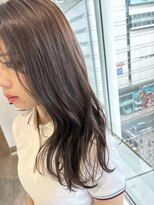 エアー 福岡(AIR)&nbsp;透明感ベージュブラウン×ゆるっとロング