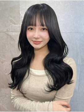 エルバイラビス 大宮(elu by lovis) 《高瀬寛菜》ブルーブラック×韓国レイヤー