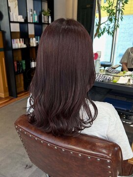 コレット ギンザ(Collet Ginza) 【ブリーチなしワンカラー】バーガンディブラウン