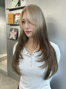 ペレ アネックス 大阪梅田茶屋町店(PELE ANNEX) 黒髪/クラゲヘアー/オリーブグレー/小顔/ココアベージュ/梅田