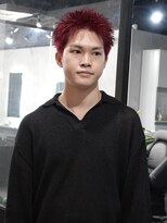 ラベル 渋谷(LAVEL)&nbsp;スパイキーショート/ブロンド/ブリーチカラー/抜きっぱなし