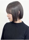 【morio松戸 石山】大人可愛い前下がりボブナチュラルボブ前髪有