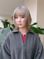 チクロヘアー(Ticro hair)&nbsp;@nkkn15 white blonde