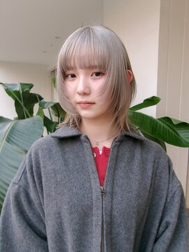 チクロヘアー(Ticro hair) @nkkn15 white blonde