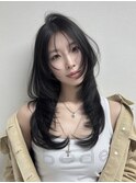e604髪質改善ブリーチなしダブルカラーレイヤーカット原宿