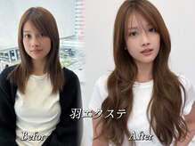 ルージュシー(RU10C)の雰囲気（国内最高品質(商標取得)人毛100%《羽エクステ》約1年使用可能♪）