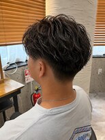 ヘアリゾート粋 トゥジュ 池袋東口店(tujuh)&nbsp;メンズカット/爽やかショート/刈り上げ/ダークブラウン
