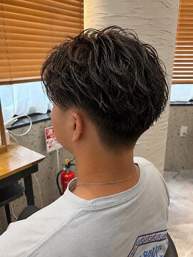 ヘアリゾート粋 トゥジュ 池袋東口店(tujuh) メンズカット/爽やかショート/刈り上げ/ダークブラウン