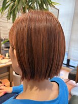 ルッカランス 王子店(Lucca Lance)&nbsp;６月　夏を先取り！ミニボブ　オレンジカラー