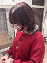 ビーハイブ 仙台駅前店(Behive)&nbsp;レッド/ブラウン/暖色/髪質改善/ショート/ボブ/20代30代40代
