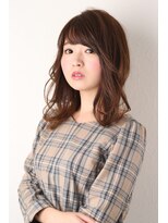 モッズ ヘア 西宮店(mod's hair) 柔らからな動きが重なるセミディ