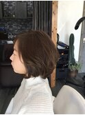 大人系ショートボブ