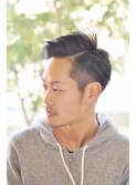 【ヘッドストック】質感オールバック&ツーブロック@BS