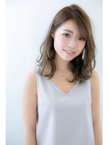 ユキオ(Yukio)&nbsp;美髪くせ毛風カールデジタルパーマダークアッシュ大人美人