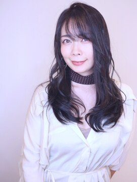 ドゥアージュ(Deux Age) 暗髪シースルーバング☆ナチュラルワンカールスタイル