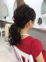 ヘアーセットサロン ピンキー(Hairset Salon Pinky) Pinky.編み込みポニー