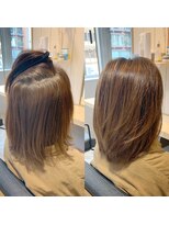 アルト(Alto)&nbsp;オーガニックグレイカラー　ボブ　30代.40代,50代 ミデイアム