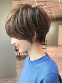 ふんわりボリュームUP 前髪カットイメチェンイヤリングカラー
