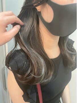 グーフィートーキョー 銀座(Goofy Tokyo) ナチュラルモード/イヤリングカラー/インナーカラー/グレー/灰色