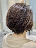 後ろからのシルエットが抜群に良いショート