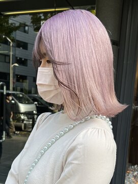 ベレーザシェルト(Beleza scelto) 2418外国人風カラーベイビーピンクカシスレッドハイトーンカラー