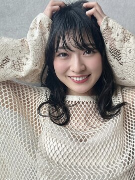 リュドール 名駅(Rue D'or) デジタルパーマセミロングby佐久間