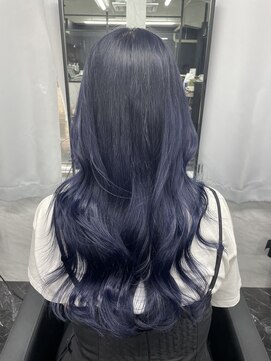 リア 大阪梅田(Ria) ~韓国ヘア ネイビーブルー~【Ria 大阪 梅田】