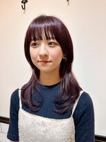 ビーハイブアヴェダ PARCO2店(BEHIVE AVEDA)&nbsp;【BEHIVE高橋】　ワインレッドカラー