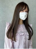 ロングヘア×アッシュブラウン【本多身和子】
