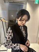 十角髪&nbsp;ハンサムセンターパート