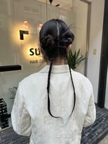 スミ(sumi)&nbsp;カラー後アレンジしてます♪