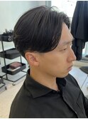 横浜ニュアンスパーマセンターパート毛流れパーマコンマヘア韓国