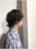 メンズミディアムパーマ