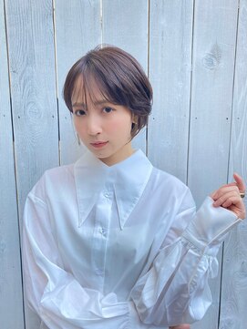 ロウ ジャム 川崎(ROW JAM) オリーブべージュ/韓国/マッシュショート