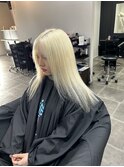 艶ストレート×ブロンド