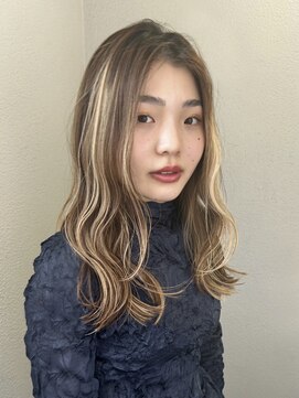 カゼ ダイカンヤマ Kaze DAIKANYAMA ゆるパーマハイライト/ハイライトパーマ