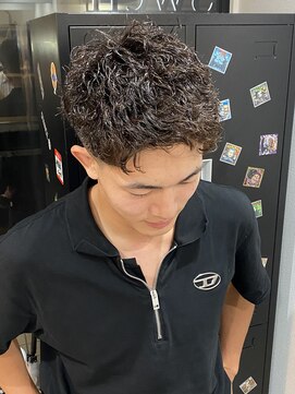 スウェル 柏店(Swell) #カルマパーマ#ベリーショート#ダークアッシュ#ニュアンスパーマ