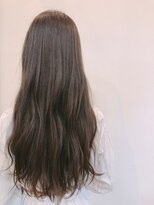 ルッソ チアロ(Lusso chiaro)&nbsp;透明感グレージュ×波巻きウェーブ/30代40代50代