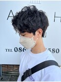 ナチュラルスタイル×癖毛