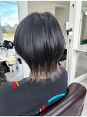 ウルフと相性抜群!インナーグレーカラー