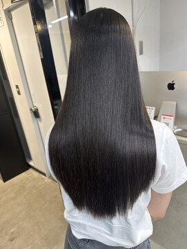 エトラ 渋谷店(etora) ★小顔前髪ワンカールレイヤーカット黒髪ネビージュボブルフ