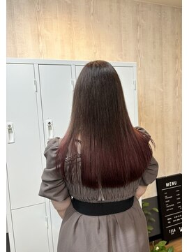 テーラヘアー 稲毛店(TELA HAIR) 暖色グラデーションカラー