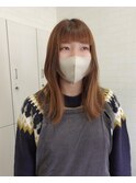 顔周りカット×ミディアム【四日市】