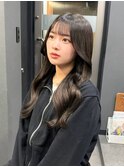 #ヘアアレンジ#ロングヘア#暗髪#ゆる巻